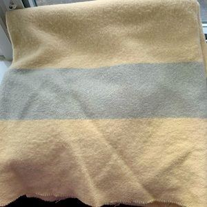 Classic Hudson’s Bay Blanket baby blue stripe